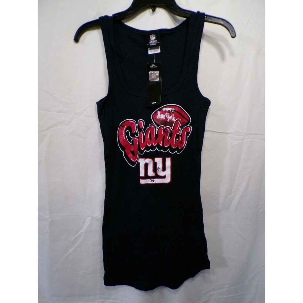 Giants Women's Tank Top Team Apparel Scoop Neck Large Black